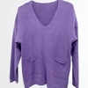 VJLIT2 Soft Knit V-Neck Pocket Jumper