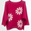 VJLIT1750P Oversized Daisy Knit Jumper