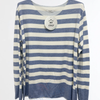 VJLIT1675 Relaxed Stripe Knit Top