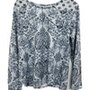 AB03789 Paisley & Polka Dot Long Sleeve Top