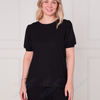 SC16895 Ladies Textured Puff Sleeve Top