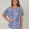 SC05624 Relaxed Fit Leopard Print Top