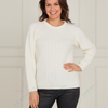 VLK11844L Classic Cable Knit Crew Neck Jumper *