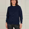 VLK13263 Mixed Texture Button-Up Pocket Cardigan *