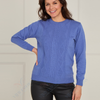 VLK13260 Diamond Cable Knit Crew Neck Jumper *
